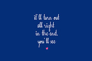 Believe Font, a Script Font by besomebunny (Thumbnail 5 of 5)