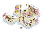 Collection of Isometric Illustration, an Education Illustration by Creative Graphics (Thumbnail 6 of 12)