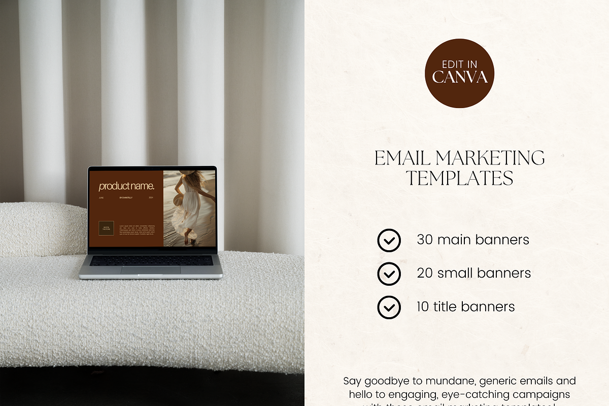 Email Marketing Newsletter Template, an Email Template by Branding Babe Co. (Photo 3 of 9)
