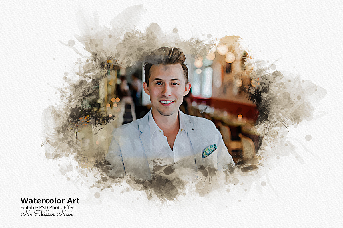 Editable Watercolor Photoshop Effect, an Action Add-On by Photoshop Action (Photo 12 of 17)