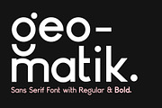 Geomatik - Modern Sans Serif Font, a Sans Serif Font by Tropical Type (Thumbnail 1 of 6)