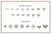 Stitching Love a cross-stitch font, a Font by Studio Indigo (Thumbnail 9 of 11)