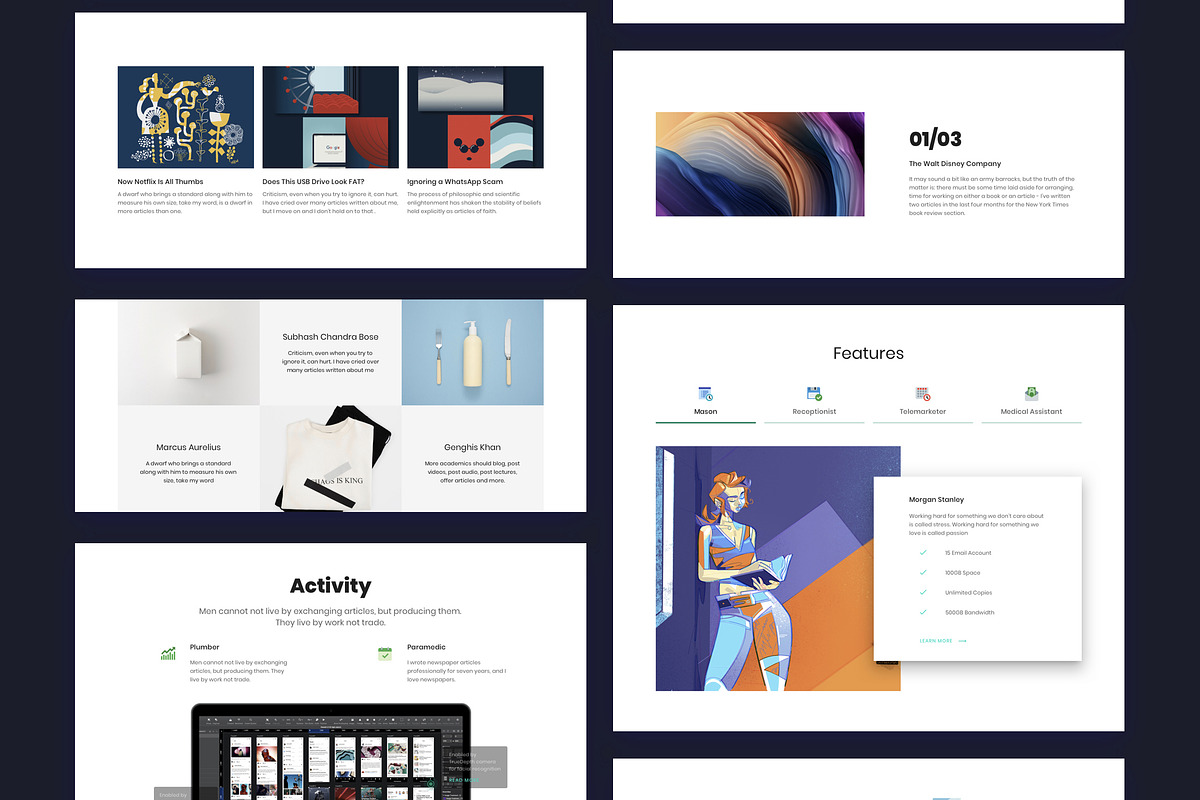 Ataman Templates UI Kit, an UI Kit Template by App for Mobile & Website (Photo 27 of 38)