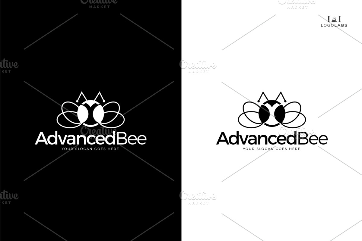 Advanced Bee Logo, a Branding & Logo Template by LogoLabs