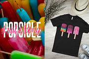 Popsicle vector clipart, an Illustration by Iryna Mel (Thumbnail 2 of 10)