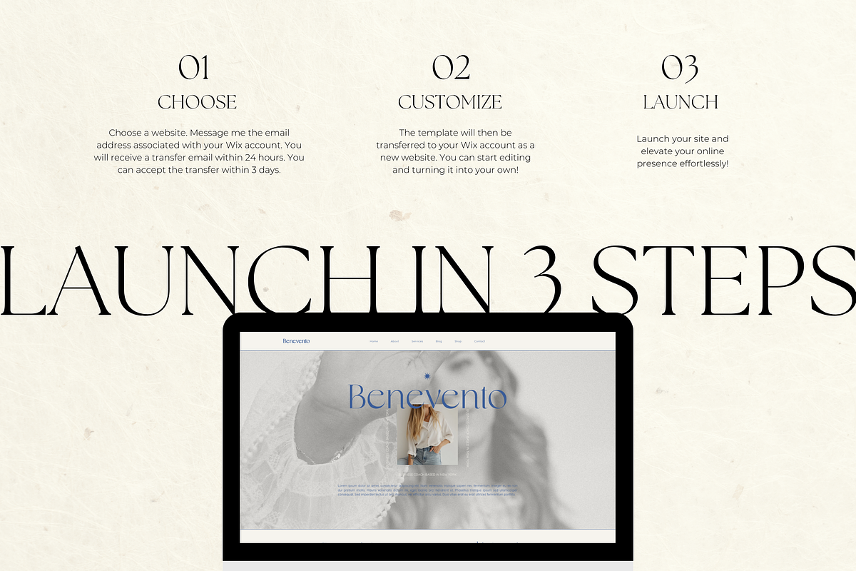 Wix Website Template Small Business, a Wix Template by Branding Babe Co. (Photo 5 of 10)