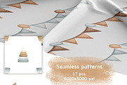 NEWBORN baby illustration & patterns, an Object Illustration by Linerisyart (Thumbnail 13 of 17)