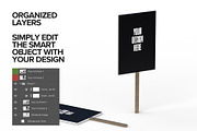 Protest Sign Mockup, a Print Template by IFBdesign (Thumbnail 3 of 5)