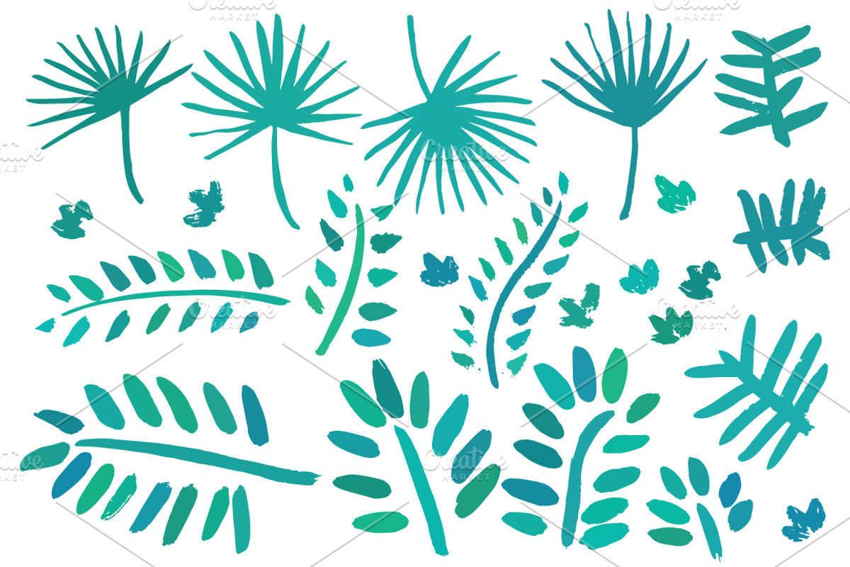 90 hand drawn ink elements, a Decorative Illustration by pixelwerk (Photo 2 of 6)