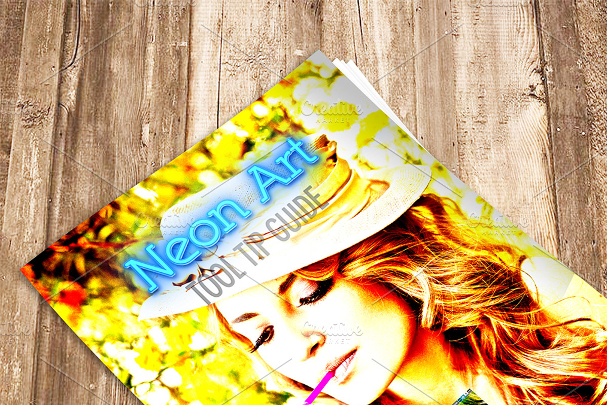 Neon Art Actions, an Action Add-On by WhiteSpace Design Studio (Photo 2 of 5)