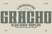 Gracho, a Slab Serif Font by Linecreative (Thumbnail 1 of 8)