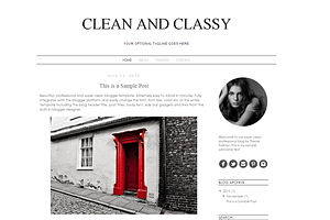 Blogger Template - Clean and Classy