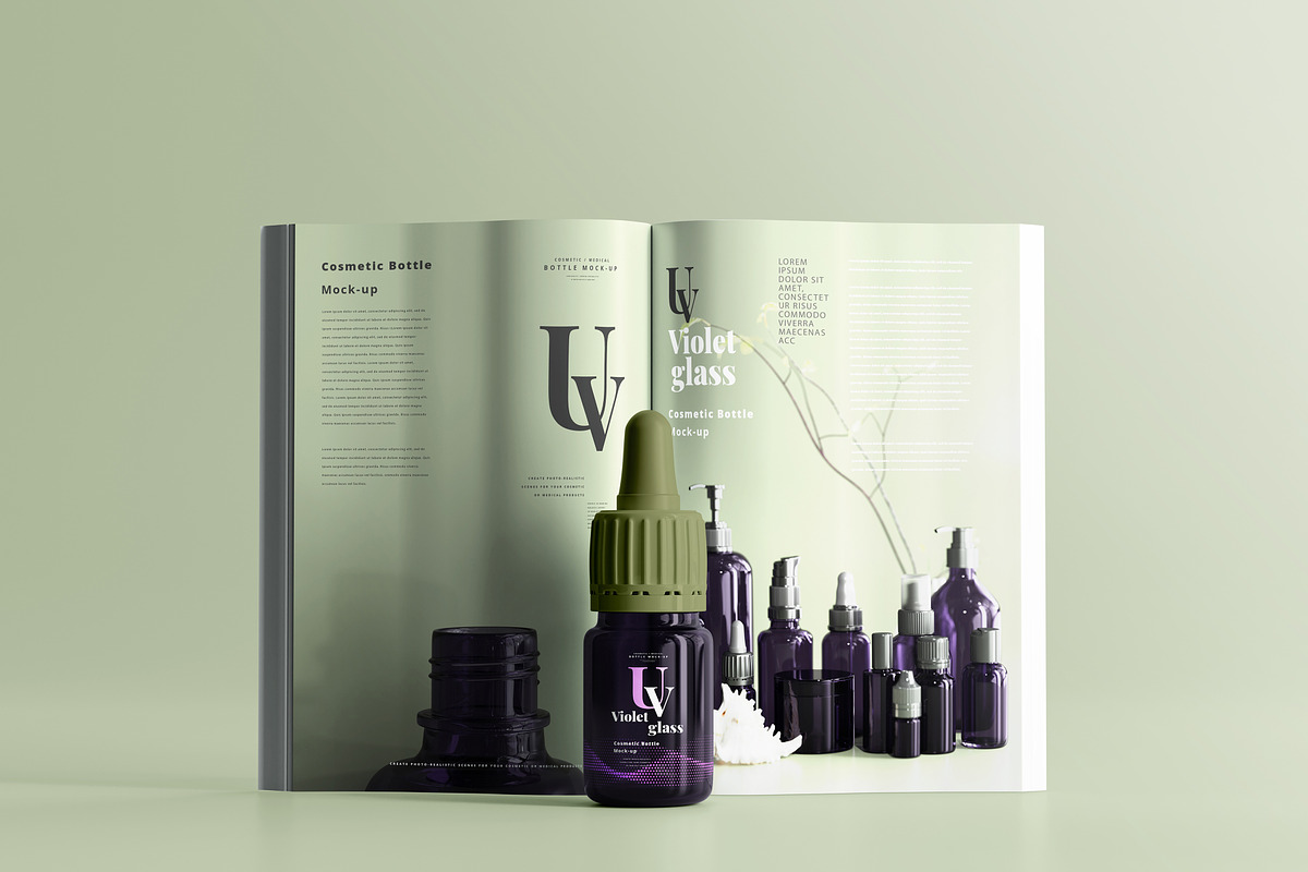 220+ Violet Glass Mock-up Bundle, a Cups & Container Mockup by pmvch (Photo 168 of 199)