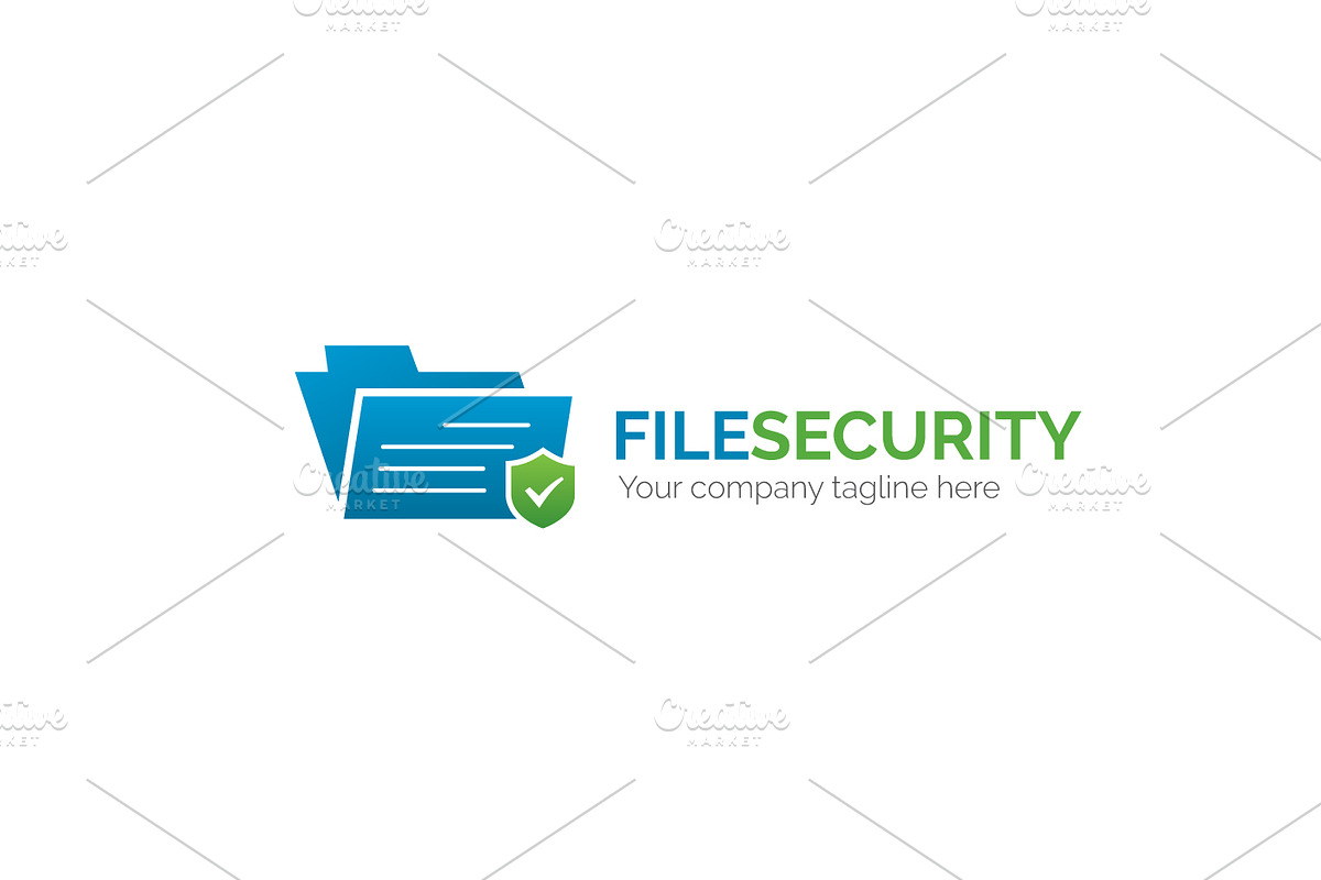 File Security Logo, a Branding & Logo Template by XpertgraphicD