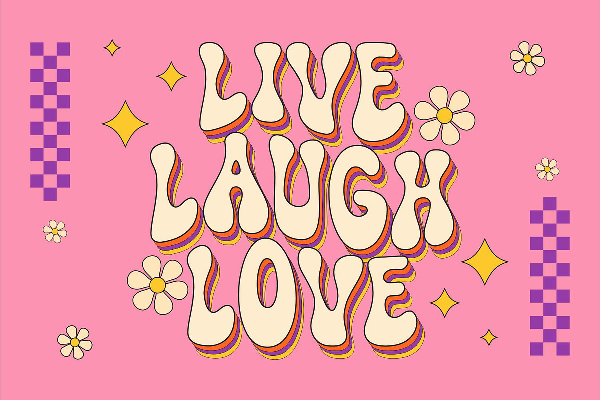 Groovy Sunday - Retro Font, a Sans Serif Font by Keithzo (Photo 6 of 8)