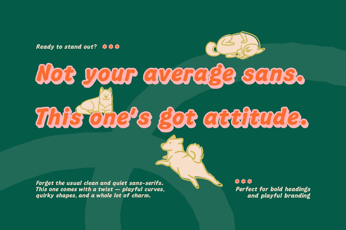 Ink Mokarino Hand Painted Sans Font, a Sans Serif Font by Rasio Studio (Photo 4 of 7)