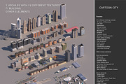 Low poly 3D Cartoon City Modular, an Architecture 3D Model by NOMODOL (Thumbnail 1 of 20)