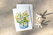 Spring tulips and mimosa, watercolor, an Illustration by Artmanata (Thumbnail 11 of 12)