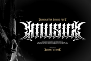 Rock Glempo - Music Font, a Blackletter Font by Iqsiart Studio (Thumbnail 3 of 10)