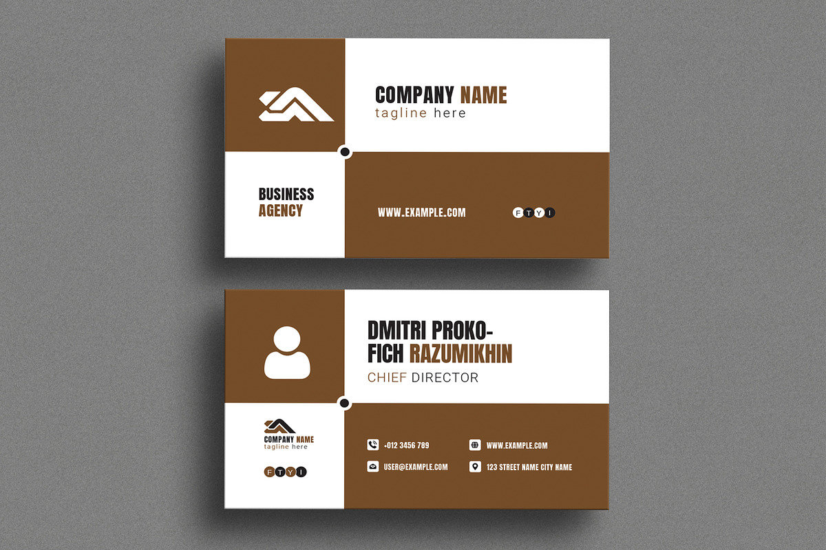 Creative Business Card, a Business Card Template by MightyDesign (Photo 1 of 6)