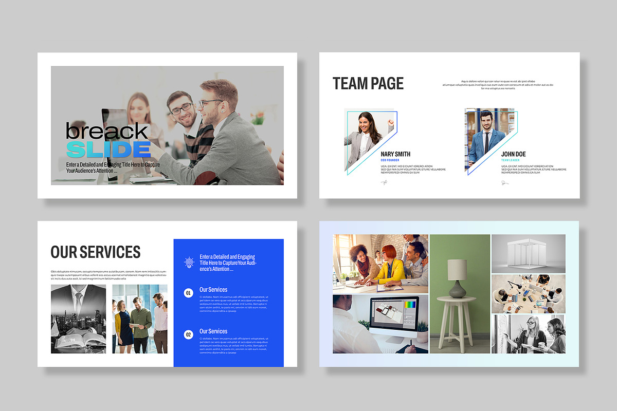Pitch Deck Presentation Template, a Presentation Template by MightyDesign (Photo 4 of 8)