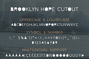Brooklyn Hope Cutout Font, a Font by GlitzyGrapix (Thumbnail 6 of 8)