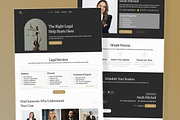 Legal Consultation Landing Page, a Landing Page Template by productype1 (Thumbnail 4 of 5)