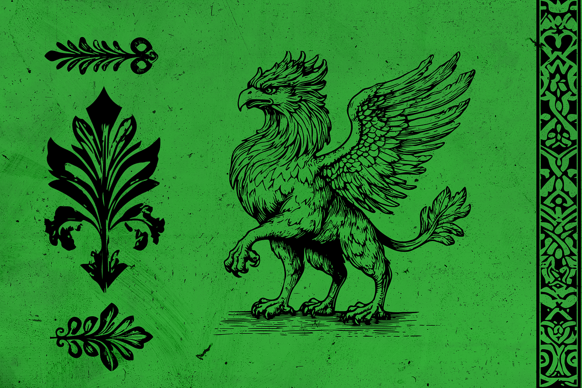 Ornamental Gothism - Vector Shapes, an Object Graphic by BeNone Designs (Photo 3 of 6)