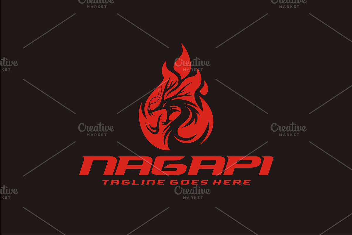 Naga Api, a Branding & Logo Template by herulogo