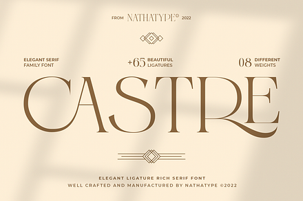 Castre - Serif Font Family (Updated)