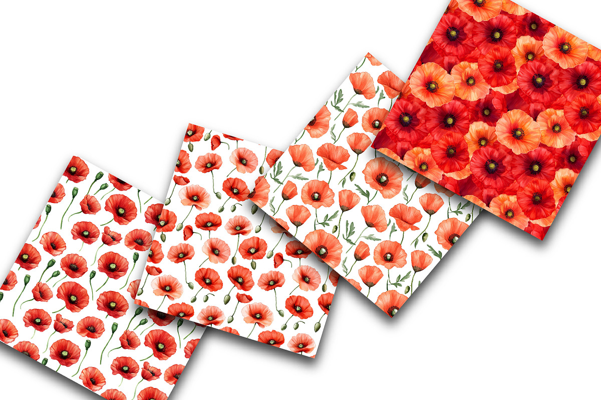 Corn Poppy Flower Bloom Clipart, an Illustration by Rose Art (Photo 4 of 6)