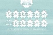 Spring Drops, a Font by Brittney Murphy Design (Thumbnail 1 of 2)