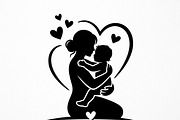 loving mother and children, a Person Illustration by Amazin_art (Thumbnail 20 of 46)