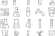 Laboratory glassware outline icons, an Object Graphic by pikepicture (Thumbnail 3 of 3)