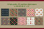 Christmas Ornaments Graphic Set, a Pattern Graphic by Drafts n Doodles (Thumbnail 4 of 6)