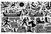 Vintage Transportation Folk Art, a Decorative Illustration by devastd (Thumbnail 27 of 28)
