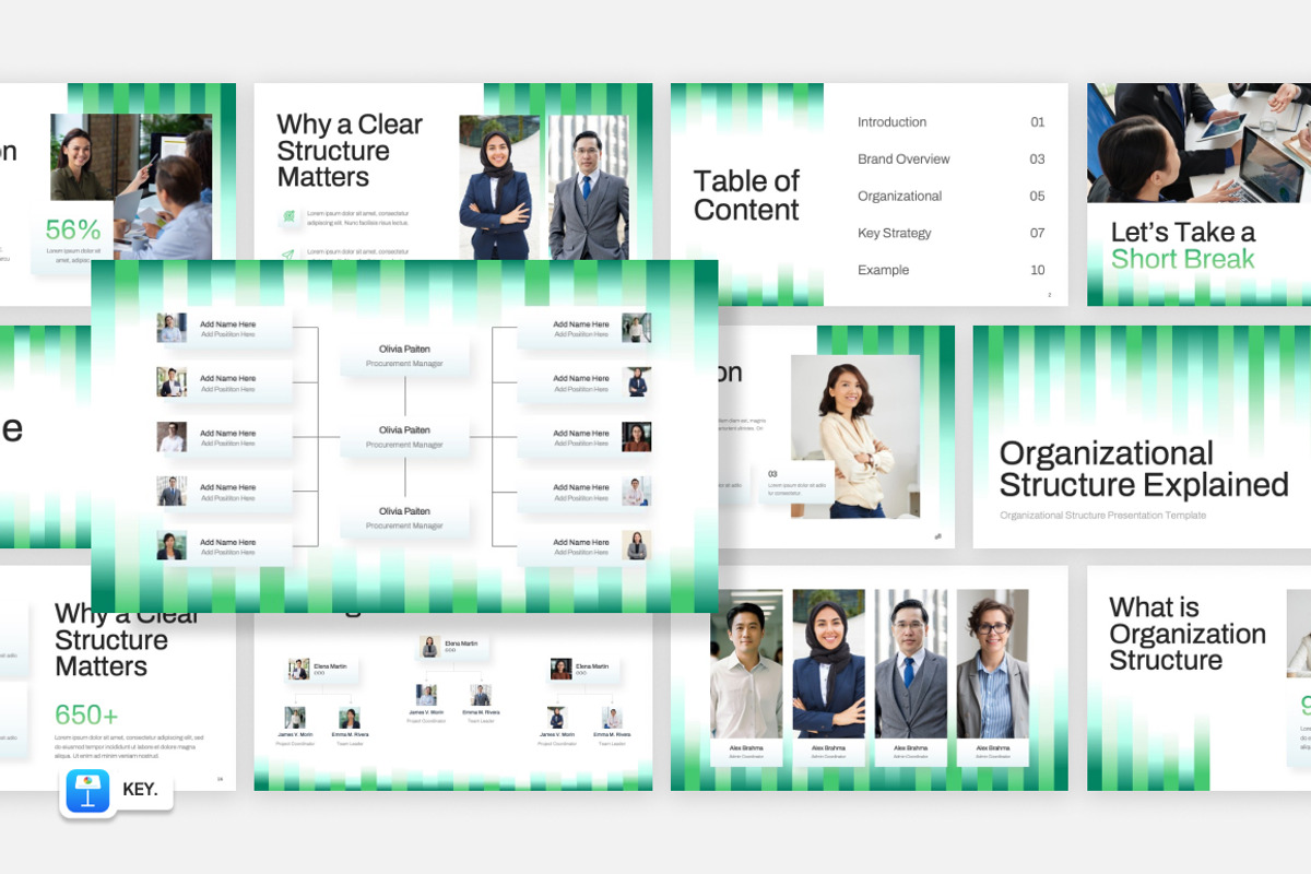 Organizational Structure Explained, a Presentation Template by Loin Studio (Photo 1 of 4)