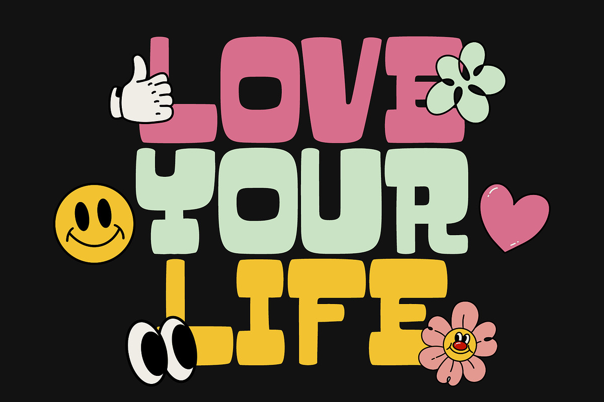 Rigs Brone | Retro Vintage Font, a Sans Serif Font by Typoraith Co (Photo 2 of 11)