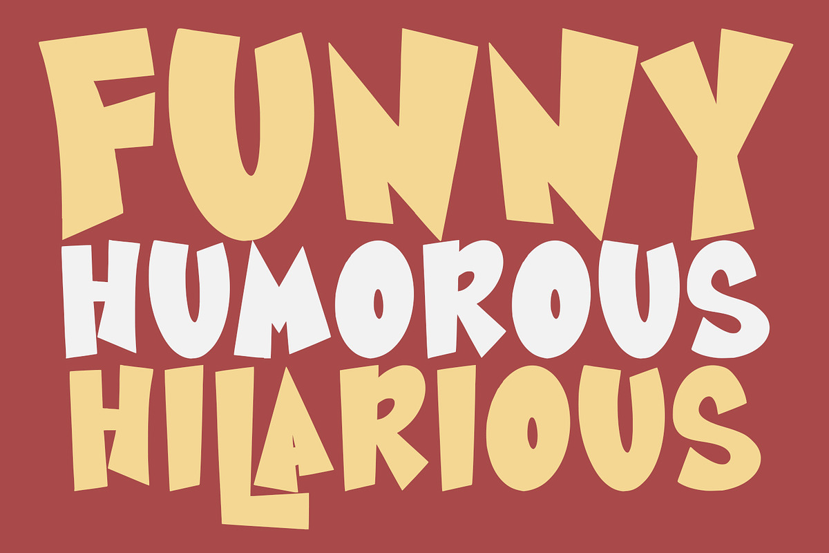 Lotterdo Comic Display Font, a Sans Serif Font by Maulana Creative (Photo 3 of 7)