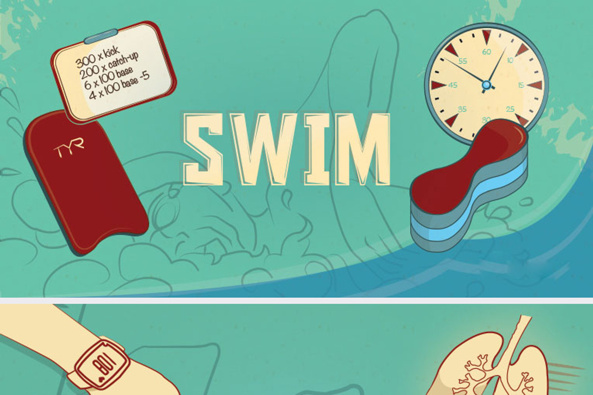 Triathlon Illustrations
