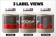 5lb Whey Protein Jar Mockup D3-Pro, a Packaging Mockup by Design Warlord (Thumbnail 6 of 16)