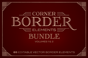 Corner Border Elements Bundle