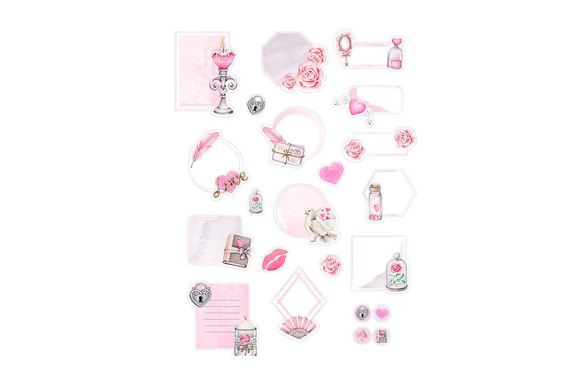 Printable Journal Sticker Collection, a Design Template by DigitalDesignAI (Photo 13 of 13)