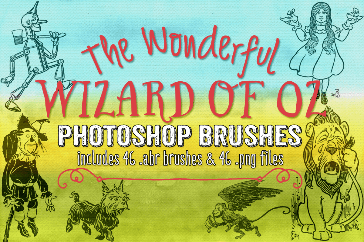 Wizard of Oz Photoshop Brushes preview 6