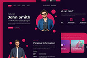 Personal Portfolio Landing Page, an UI Kit Template by ENATIVE (Thumbnail 2 of 4)