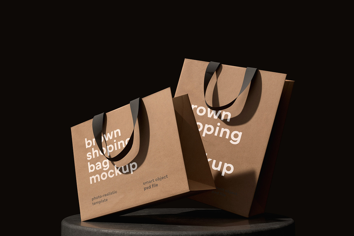 Shopping Bag Mockups, a Packaging Mockup by Graphicsfuel (Photo 7 of 21)