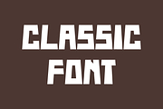 Retro Clasic, a Sans Serif Font by alon kelakon (Thumbnail 2 of 6)