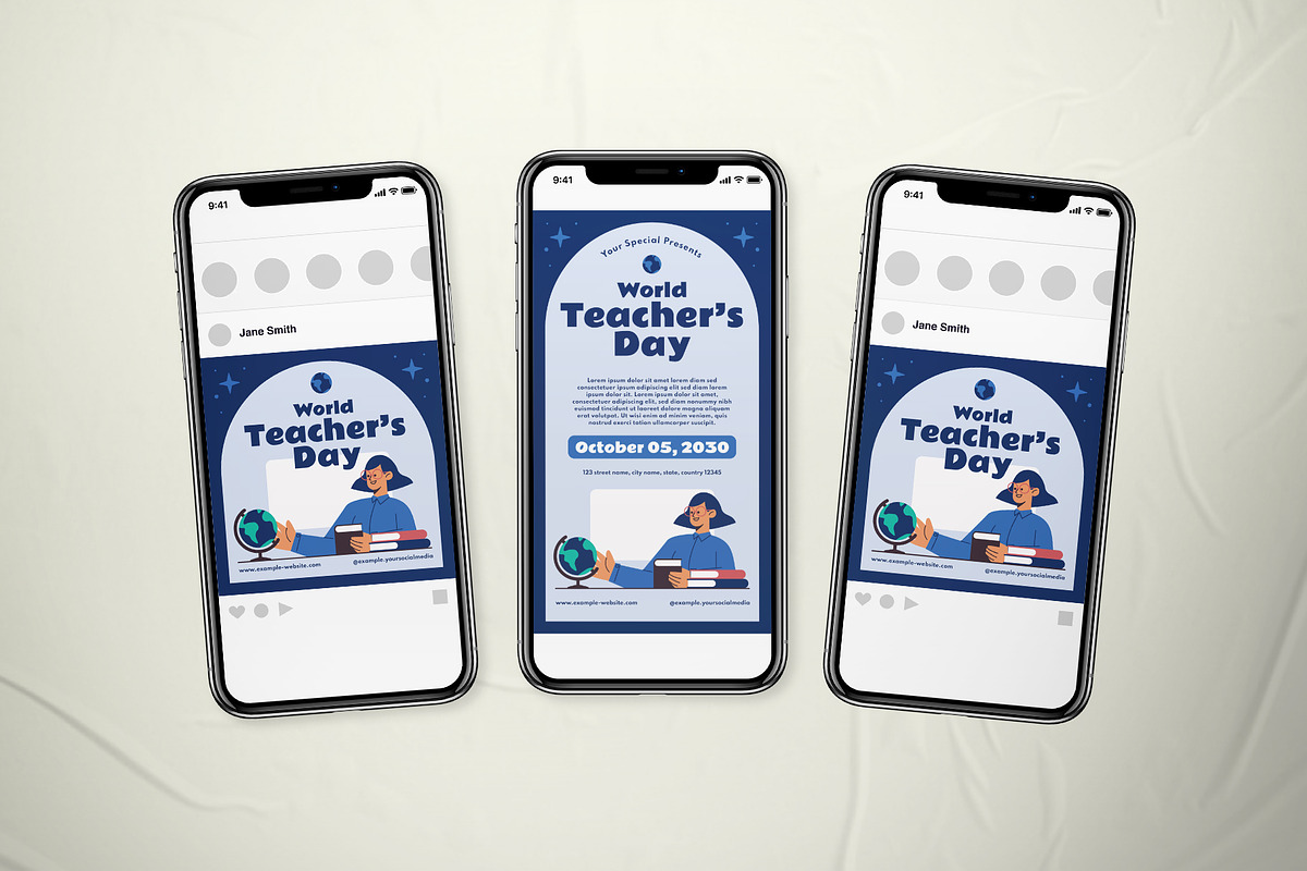 World Teacher's Day Flyer Set, a Flyer Template by The Good Store (Photo 2 of 2)