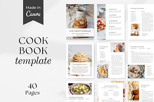 Cookbook Recipe Ebook Template