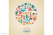 Have a Great Summer Set, an Illustration by kotoffei (Thumbnail 3 of 3)